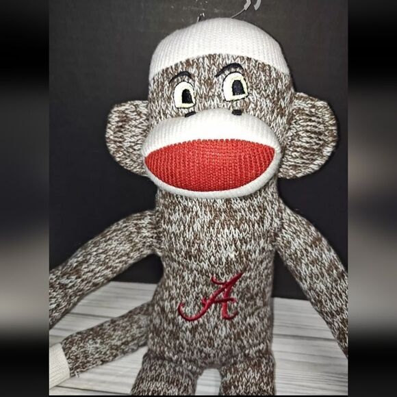 Alabama Crimson Tide Collectible Plush Sock Monkey Jenkins Enterprises 2010 - Picture 5 of 9